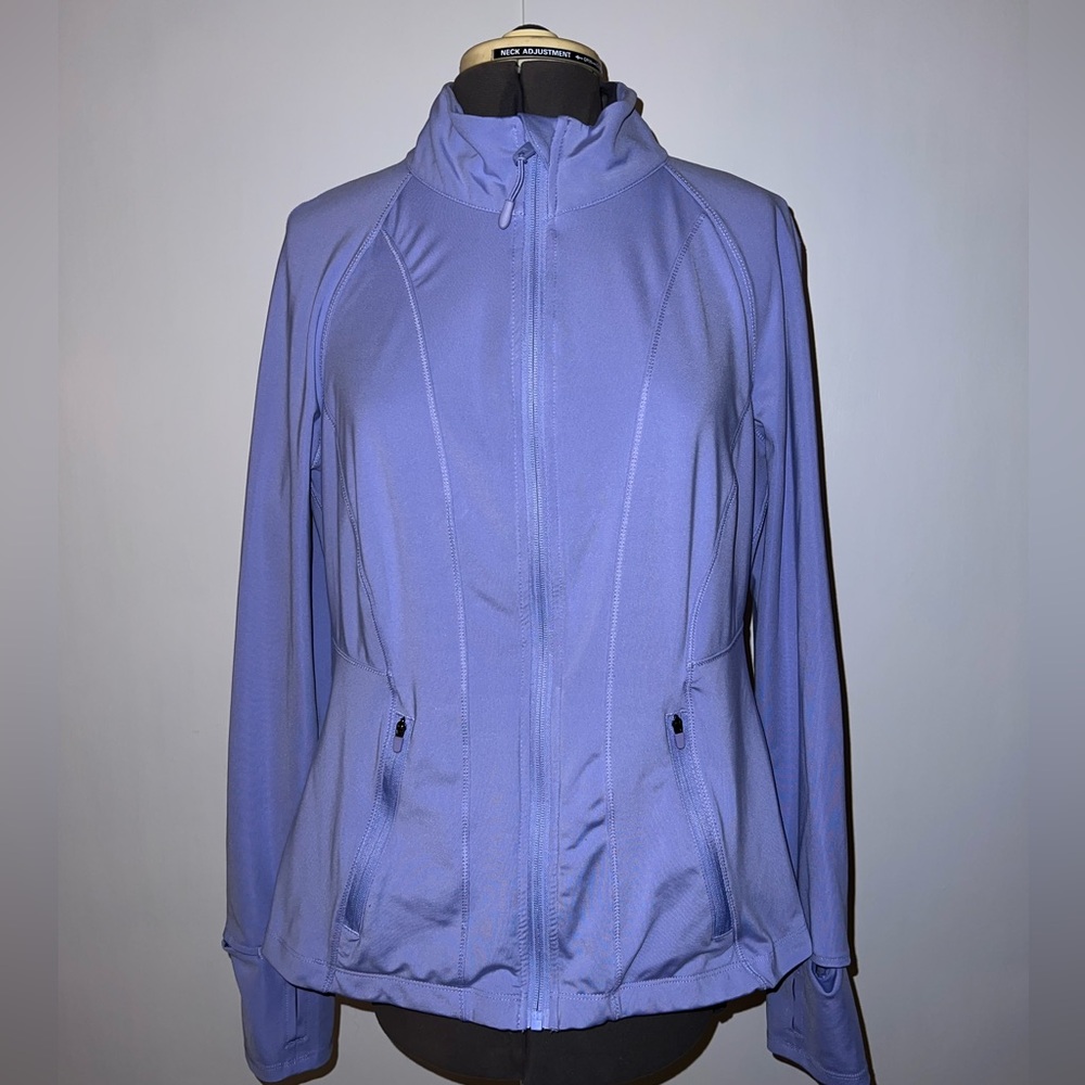 Avia Women’s Full Zip Athletic Jacket Size XL Periwinkle Blue